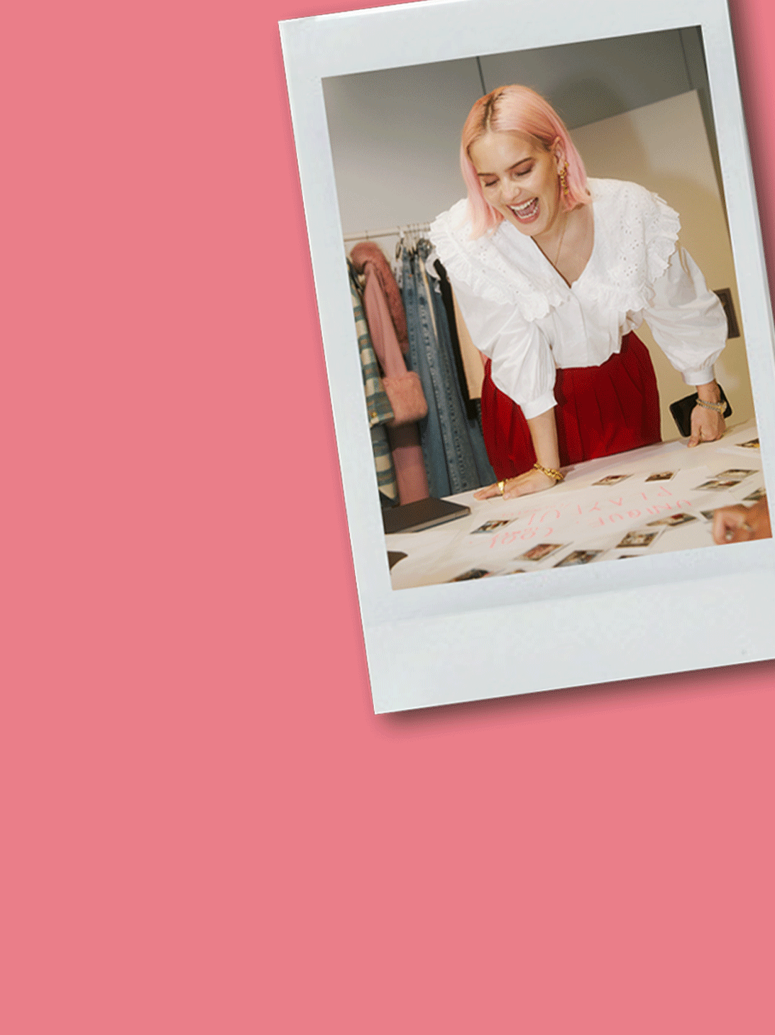 Anne-Marie clothing collection design process